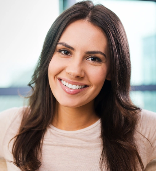 Patient with healthy smile after composite dental fillings in Colorado Springs