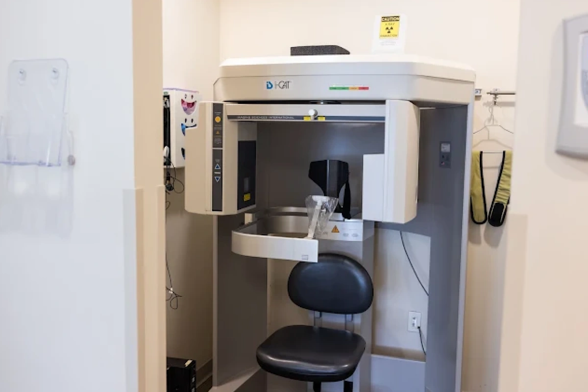 Digital 3D dental X-ray machine at Powers Dental Group in Cordera