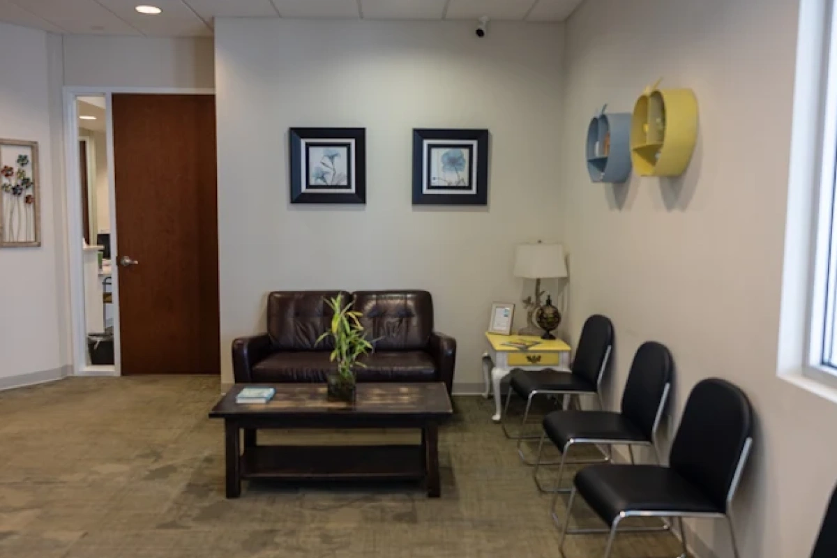 Patient seating area inside Powers Dental Group's Cordera dental office