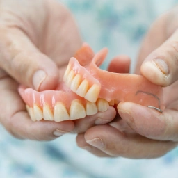 Partial dentures replacing missing teeth while preserving natural teeth