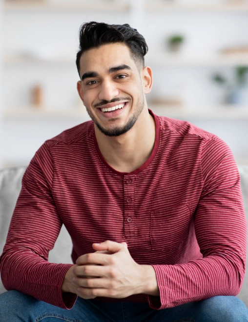 Confident smile after restorative dental care at Powers Dental Group Colorado Springs
