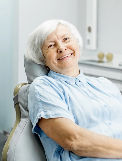 Patient receiving root canal therapy to save a damaged or infected tooth